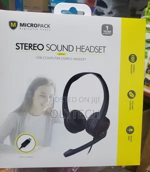 Micropack MHP-02 Black Wired Headphone
