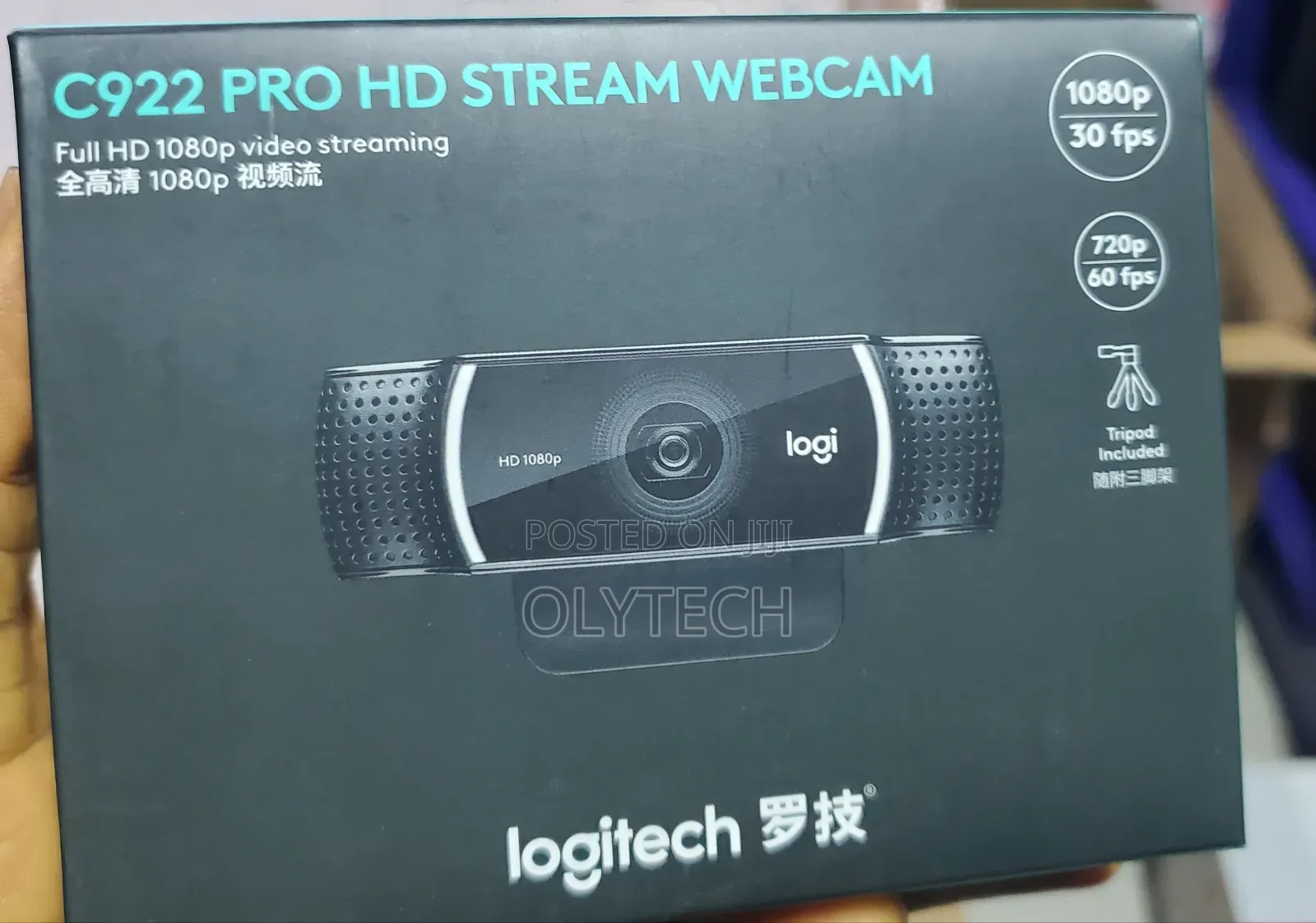 Logitech C922 Pro Stream Hd Webcam