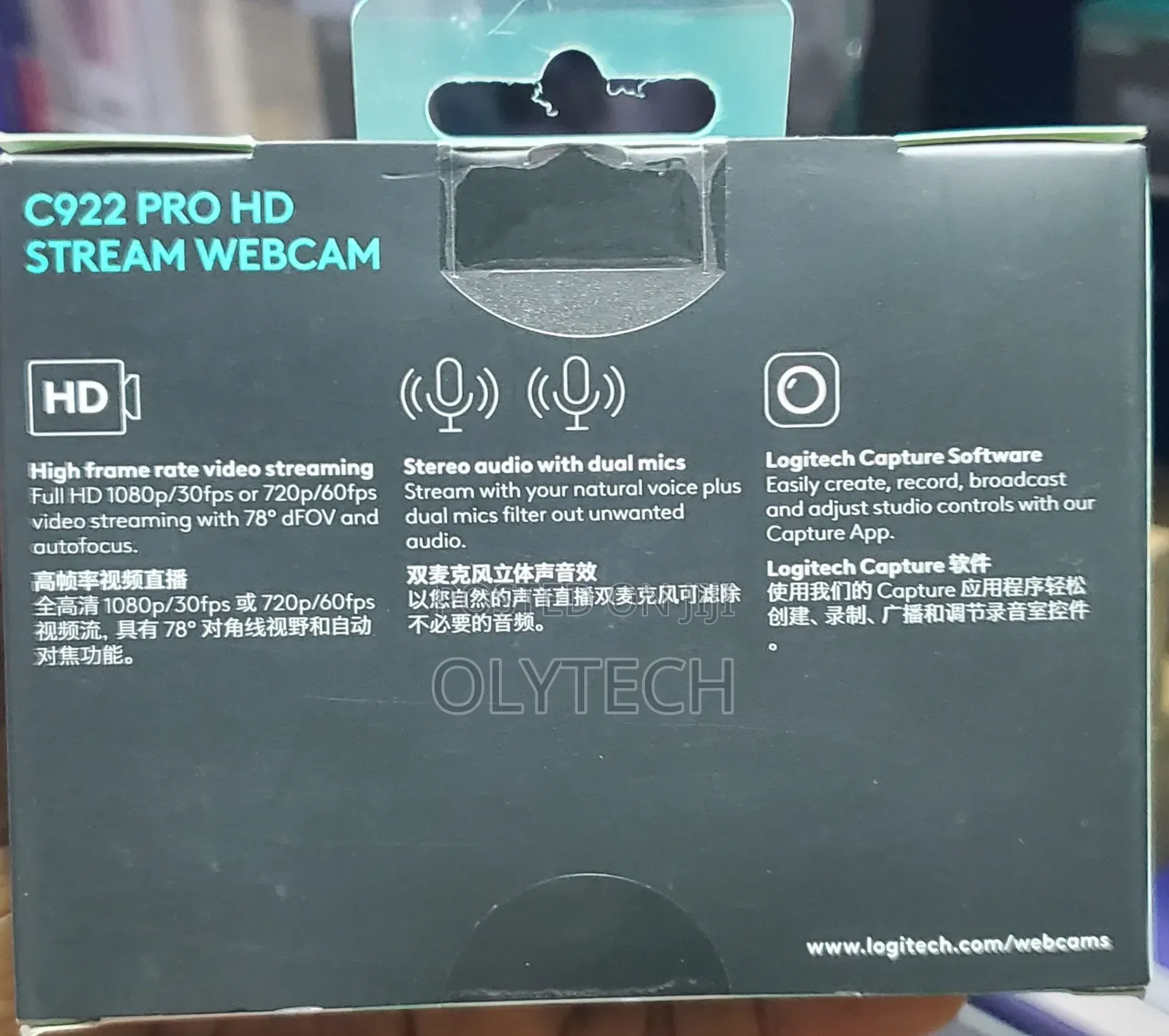 Logitech C922 Pro Stream Hd Webcam