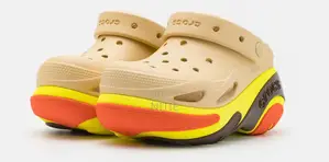 Original Multicolored Bubble Crush Crocs Clogs
