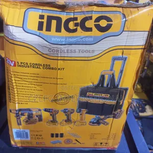 20volts, 5 in 1 Ingco Industrial Combo Set