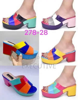 Ladies Elegant Wedge-Yellow