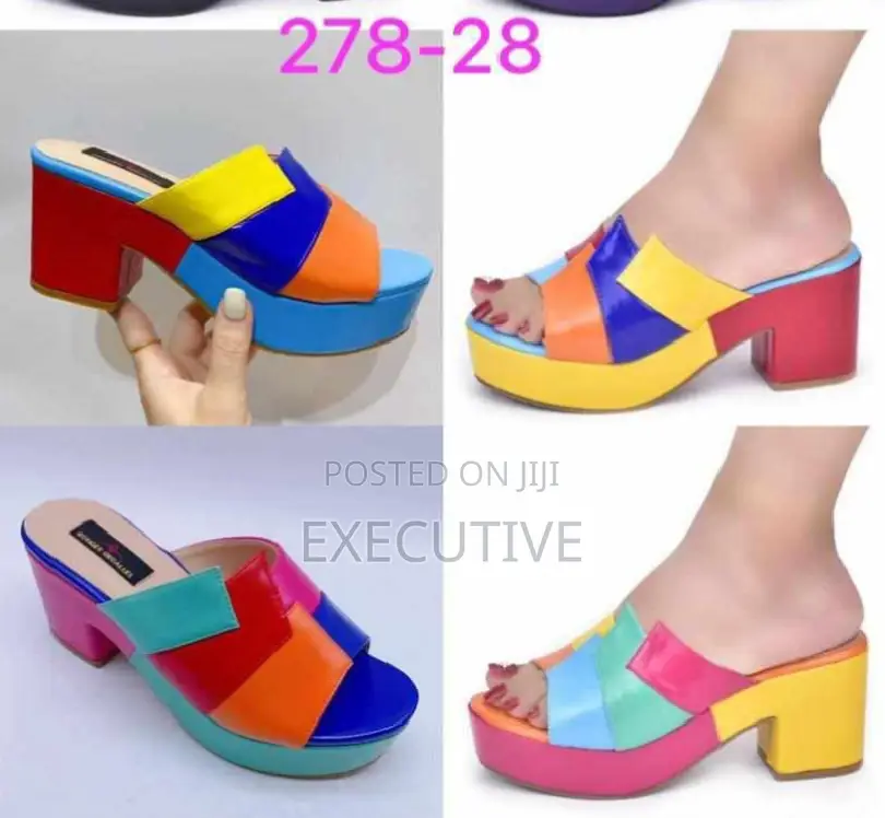 Ladies Elegant Wedge-Yellow