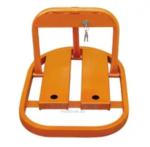Orange Manual Parking Barrier Post