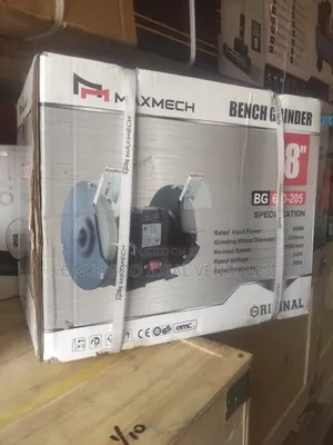 Maxmech 8" Bench Grinder, Model Bg 60-205