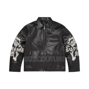 Original Supreme X Yohji Yamamoto Leather Jacket Available in Store