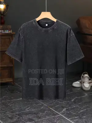Heavyweight 100% T-Shirt Vintage Round Neck T Shirt