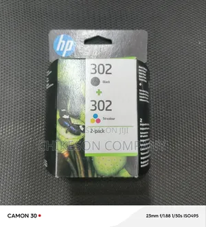 Hp 302 Ink Black and Color