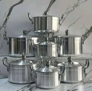 7in1 Quality Aluminium Stock Cookware Set - Tornado Pot