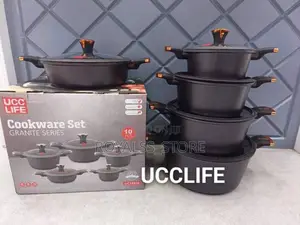 Ucc Life Granite Die Cast Iron Pot Set - Cookware Set