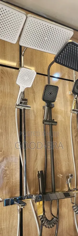 Standing Shower Mixer With Adjustable Tap