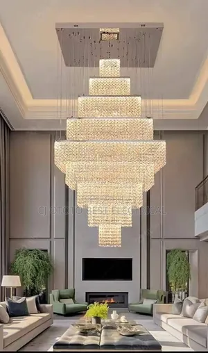 Big Full Body Crystal Chandelier Luxury Light Available as You Seen