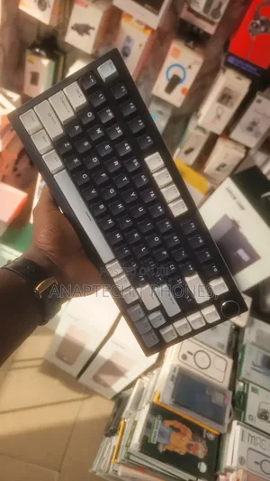 Game Mechanical Wireless Keyboard 75 Keys ,Monochrome Full Brightn