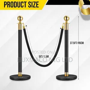 Barrier Ropes Black
