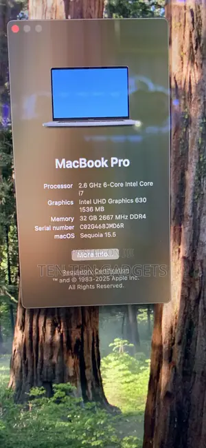 Laptop Apple MacBook 2019 32GB Intel Core I7 SSD 512GB