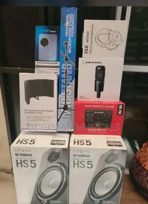 Standard Set of Studio Recording Equipment