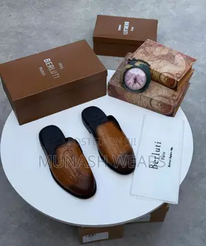 Berluti Classic Leather Half Shoe