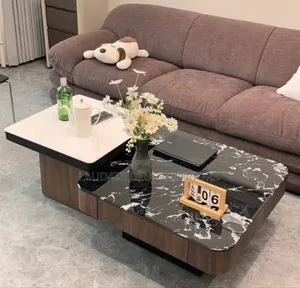 Exquisite 2 in 1 Marble Top Centre Table