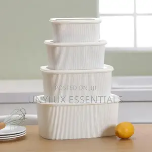 4pcs Rectangular Food Storage Container