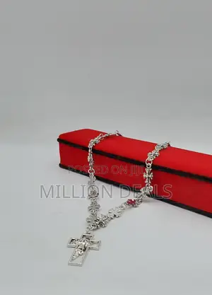 Ski Cross Inspires 2026 Men's Silver Neckpiece