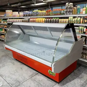 6ft Supermarket Fresh Meat Display Showcase