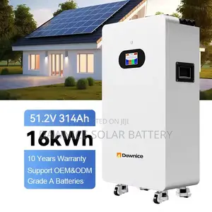 16kwh Wall Mounted Lifepo4 Battery for Solar Power System