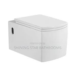 Square Executive Wall Hung Toilet Set