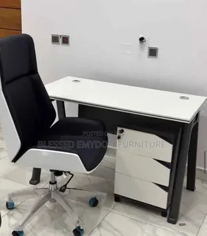 White Grey 1.2m Wooden Steel Office Desk