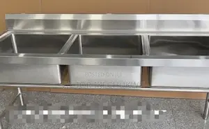 Stainless Steel 3 Bowl Sink