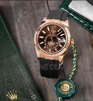 Rolex Oyster Sky Dweller Chocolate Dial Watch