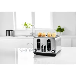 George Home 4- Slice Stainless Steel 4 Slice Toaster - 2300w