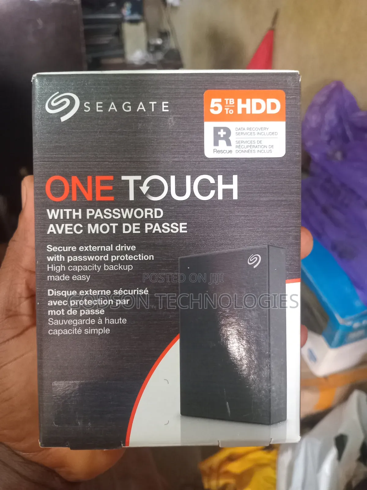 Seagate One Touch 5tb Portable External Hard Drive