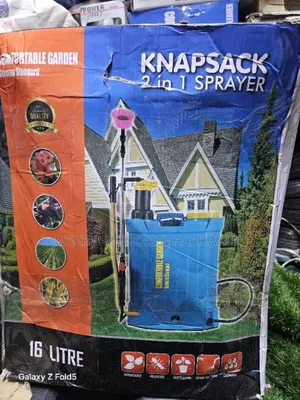 Comfortable Garden 2-in-1 Knapsack Sprayer.