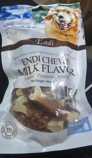 Endi Dog Chews Milk Flavour