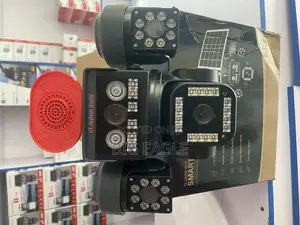 Complete 4 -Lens Ai Solar CCTV Camera With Double Solar Panel