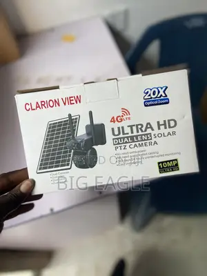Ubox 20x Zoom Dual Lens Solar PTZ Security Camera