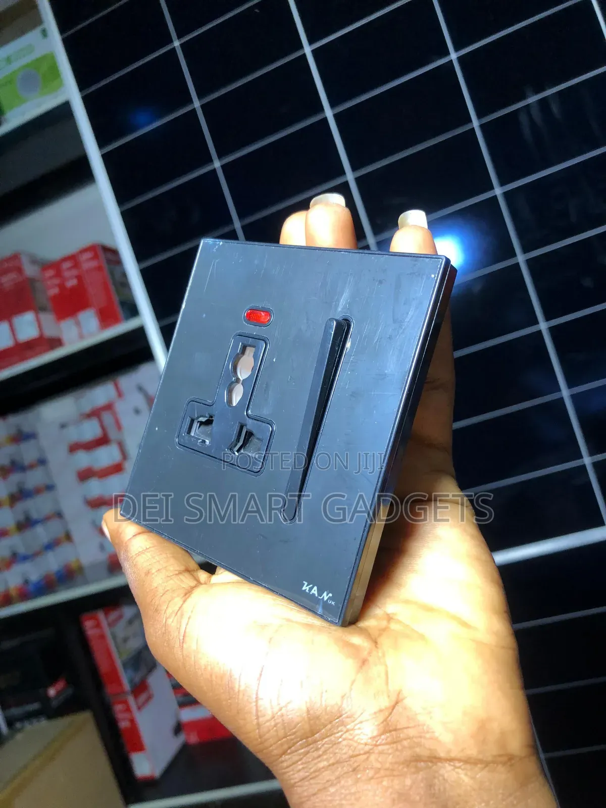 13a Multi Switch Socket With Light