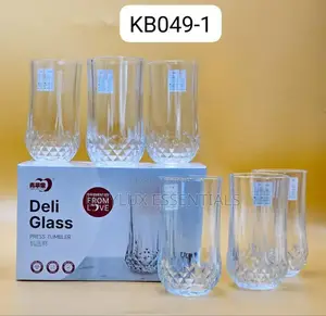 6pcs Crystal Water Glass Cup