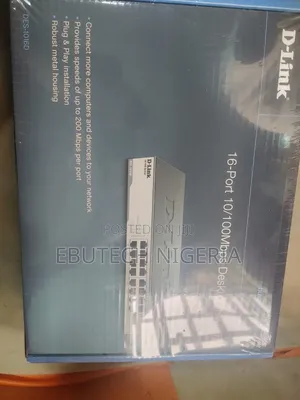 D-Link 16-Port Fast Ethernet Unmanaged Desktop Switch Des-1016d.
