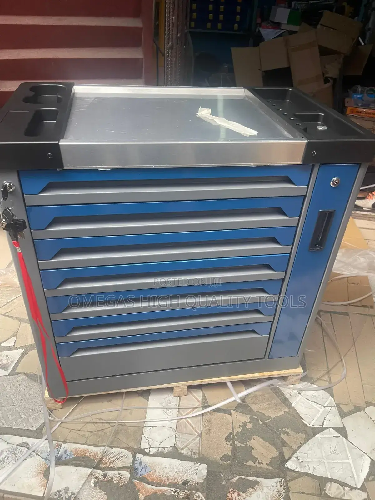 7 Drawer Complete Tools Box With With Tools Inside