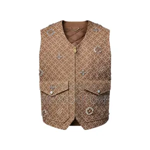 Original Louis Vuitton Embroidered Workwear Gilet Available in Store