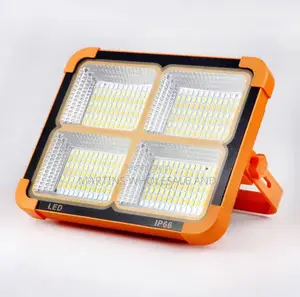 Portable, Solar-Rechargeable Led Flood Light.