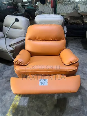 Orange Coloured Durable Recliner Chair