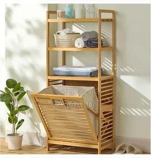 Bamboo Laundry Hamper Laundry Hamper Shelves