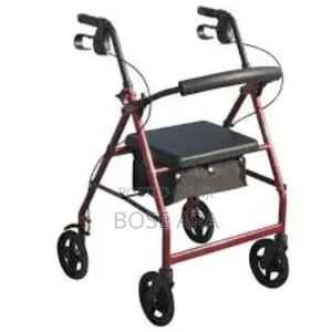 Foldable Rollator Walker Walking Frame Mobility Aid