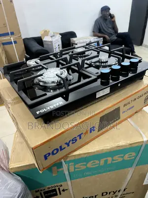 Polystar Pv-Gt60g4 4 Burner Built-in Gas Hob for Family Kitchens