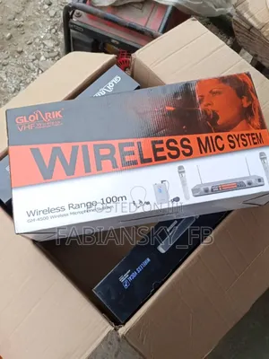 Original Professional Wireless Mic 2in1 Glorik Gm-4500b