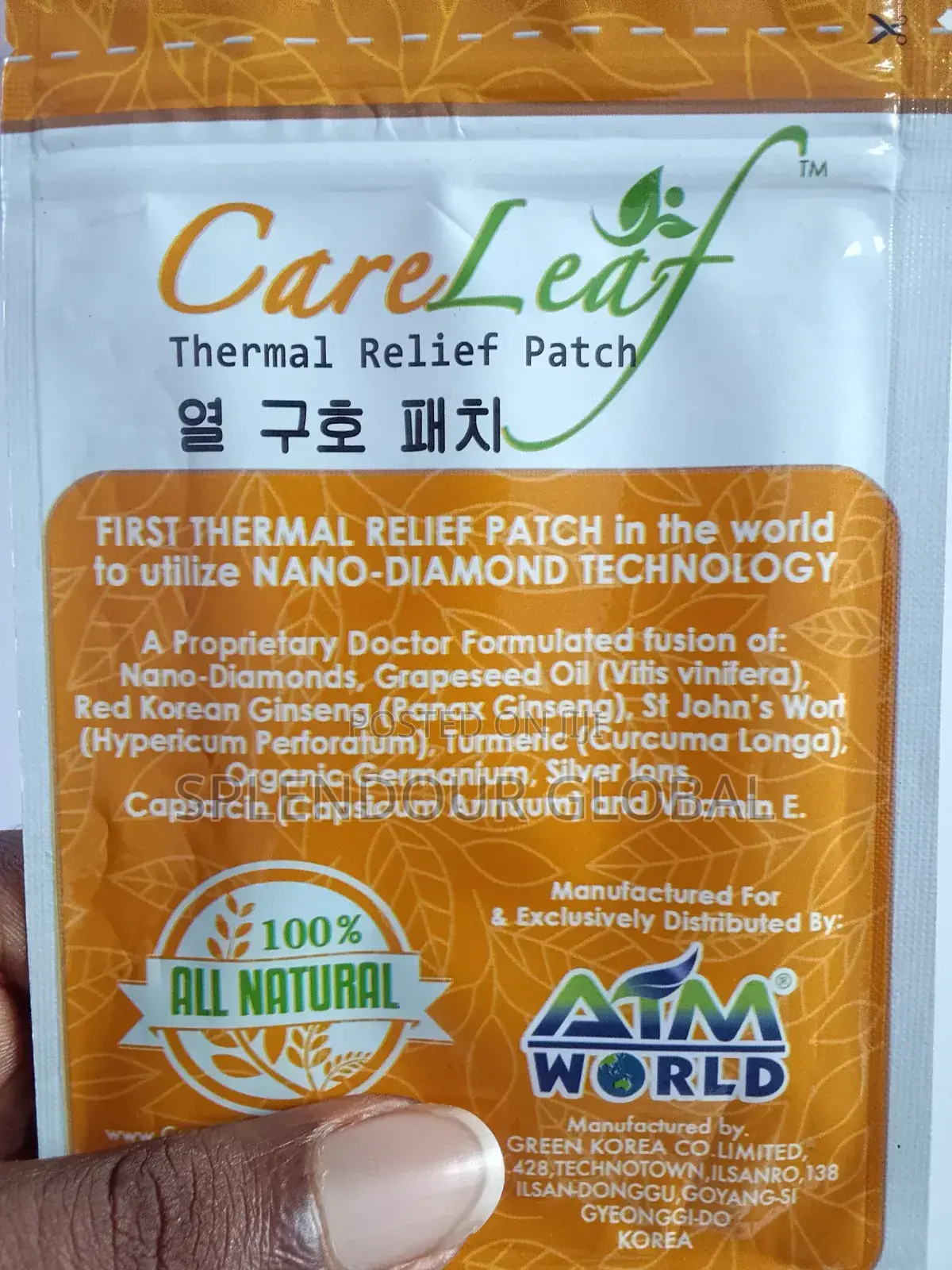 Careleaf Thermal Relief Patch