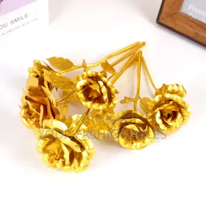 Small Golden Roses Flowers ( 5pcs Set)
