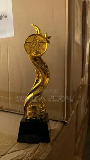 Gold Trophy Plaque, New Design